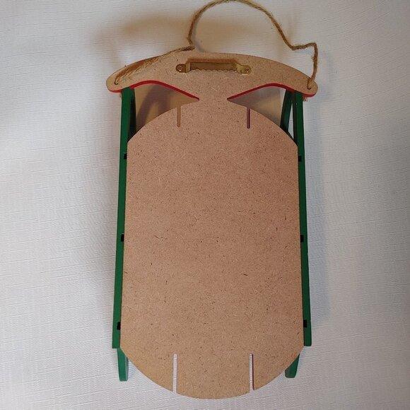 Cute Christmas Sleigh Ornament shelf Miniatures Shelf - Picture 4 of 4